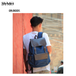 Vintage Canvas Rucksack Backpack - Image 6