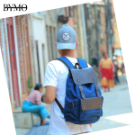 Vintage Canvas Rucksack Backpack - Image 7