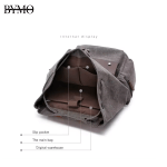 Vintage Canvas Rucksack Backpack - Image 5