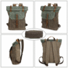 Retro Vintage Canvas Backpack - Image 2