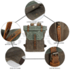 Retro Vintage Canvas Backpack - Image 6